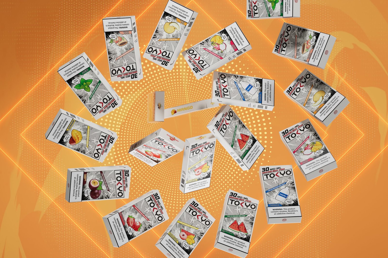 東京魔盒 MOHOO口味圖 東京魔盒 MOHOO口味圖