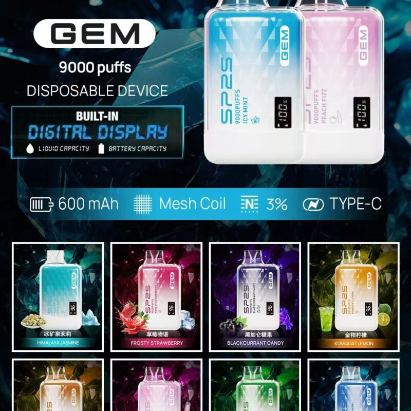 SP2S 9000口拋棄式電子煙｜SP2S 思博瑞9000口一次性電子煙 |台灣電子菸總代理